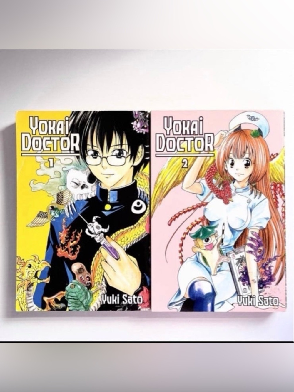 OOP Yokai Doctor Vol 1 + 2 Manga set lot